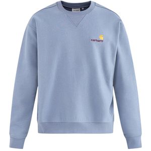 Carhartt Blue American Script Sweatshirt for men