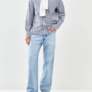 Gant Blue Poplin Melange Stripe Shirt for men