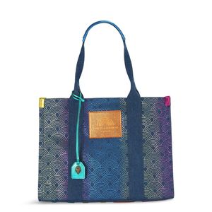 Kurt Geiger Blue Large Southbank Tote Bag