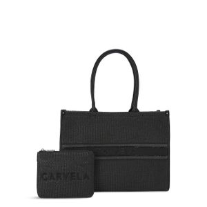 Carvela Kurt Geiger Black Beach Glam Tote
