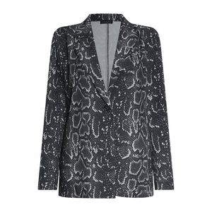 James Lakeland Grey Python Print Blaser