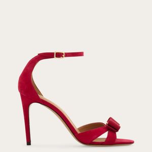 Ferragamo Red Vara Bow Sandal .5