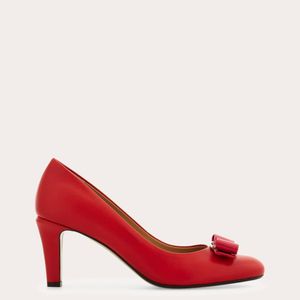 Ferragamo Red Vara Bow Pump .5