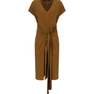 FEDERICA TOSI Brown Dress With Knot