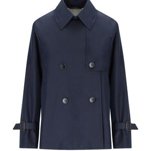 Weekend by Maxmara Blue Biglia Short Trench Coat
