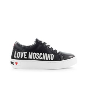 Love Moschino Zwart Sneaker Met Wit Logo
