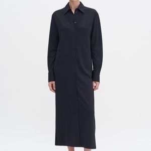 Filippa K Blue Relaxed Jersey Shirt Dress