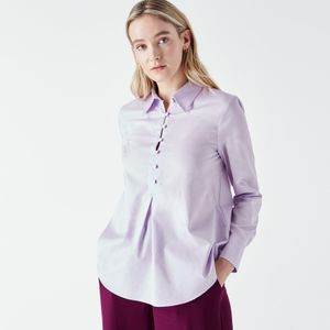 Finery London Purple Sulina Poplin Shirt