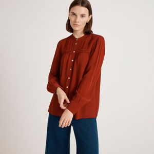 Finery London Red Andrea Crepe Blouse