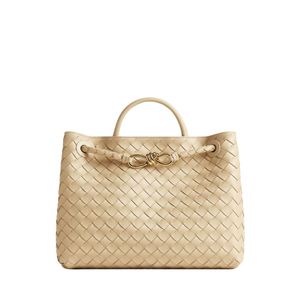 Bottega Veneta Metallic Medium Leather Andiamo Shoulder Bag
