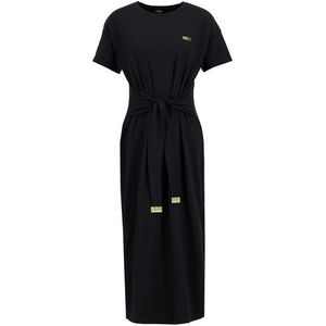 Barbour Black Whitson Midi Dress