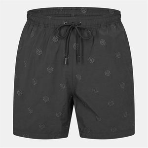 Boss Grey Jean 01 Denim-Inspired Quick-Drying Swim Shorts for men