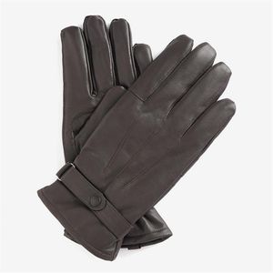 Barbour Brown Burnished Thinsulate Leather Gloves for men