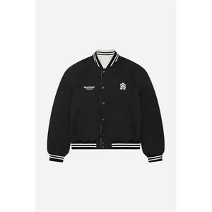 About Blank Black Bomber Jacket for men