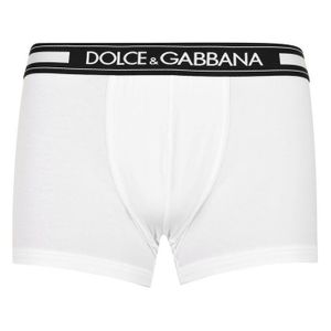 メンズ Dolce & Gabbana ロゴバンド ボクサーパンツ ホワイト