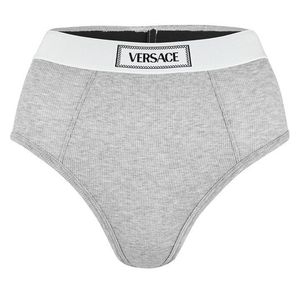 Versace Grey Tie Side Bikini Bottoms