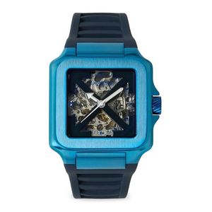 Off-White c/o Virgil Abloh Blue Proto Auto Watch for men