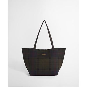 Barbour Black Layla Tartan Large Tote Bag
