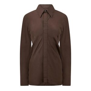 Bottega Veneta Brown Long-Sleeve Shirt