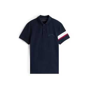 Tommy Hilfiger Blue Tape Detail Short Sleeve Polo Shirt for men