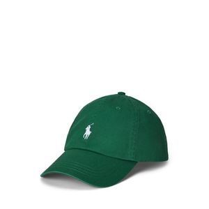 Polo Ralph Lauren Green Cotton Chino Adjustable Baseball Cap