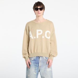 A.P.C. Natur Pullover Logo Jumper