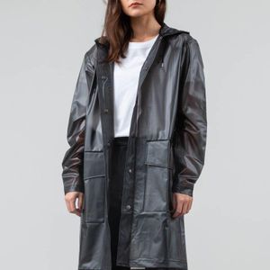 Hooded Coat Foggy Black Rains en coloris Noir