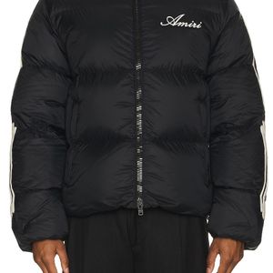 Amiri Black Bones Down Jacket for men