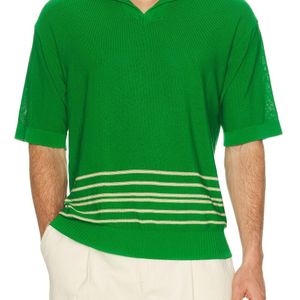 Bode Green Bentgrass Boxy Polo for men