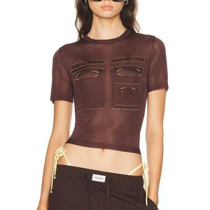 Staud Red Aster Top