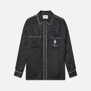 FRAME Black Ritz Pajama Shirt