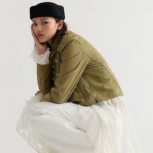 Free People Black Prim Pillbox Hat