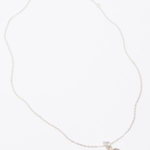 Free People Metallic St. Christopher Necklace