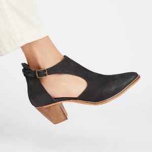 Free People Black Coyote Crossing Ankle Boot