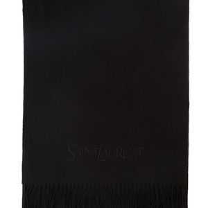 Saint Laurent Black Stole Echarpe Saint for men