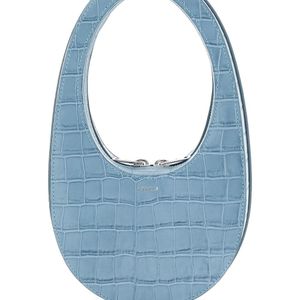 Coperni Blue 'Swipe' Mini Handbag With Logo Lettering On The Front And