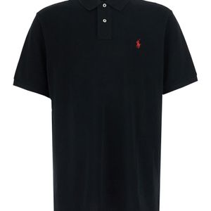 Polo Ralph Lauren Black "Classic Fit" Polo Shirt With Classic Collar A for men