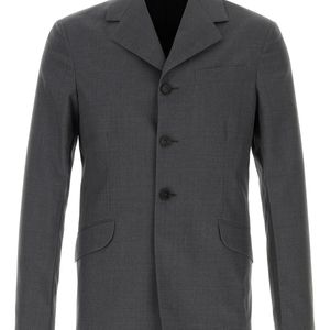 Jil Sander Black Notched Lapel Blazer