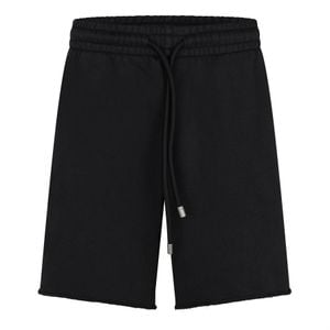 Drew House Black Sweatshort Fleece Jogger Shorts for men