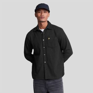 Lyle & Scott Black Twill Shirt for men