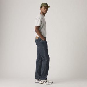 Levi's Blue 555 Relaxed Fit Five Pocket Jeans for men