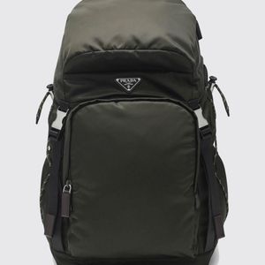 Prada Black Speedrock Backpack for men