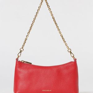 Coccinelle Aura Hammered Leather Bag