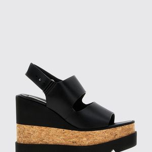 Stella McCartney Black Elyse Platform Sandals By