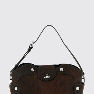Vivienne Westwood Brown Wilma Suede Bag