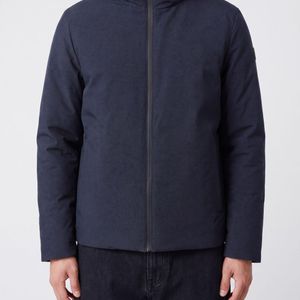Rrd Blue Montecristo Reversible Waterproof Hooded Puffer Jacket for men
