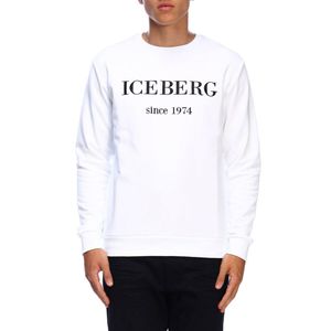 メンズ Iceberg クルーネック プルオーバー ホワイト