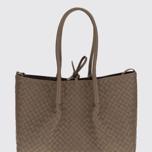Bottega Veneta Brown Pinacoteca Medium Woven Leather Bag