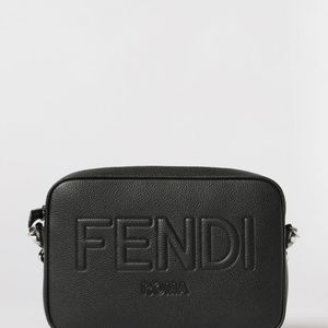 Fendi Black Roma Camera Case Bag for men