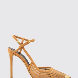 Elisabetta Franchi Natural Suede Pumps